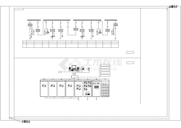 某中海油一天然气处理厂配电平面图电气设计CAD完整详细全图-图二