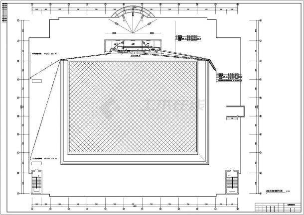  CAD fire protection drawing of a school complex building - Figure 1