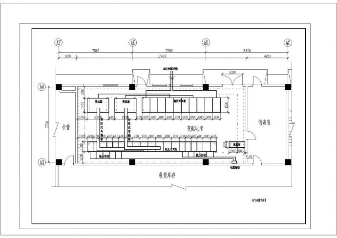 苏州百润发10kv供配电所电气CAD设计图_图1