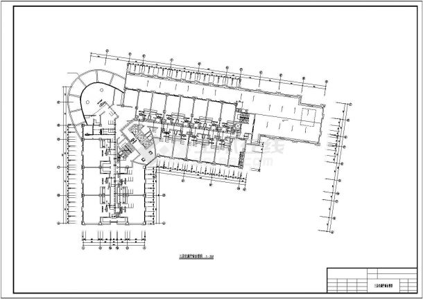 济南市和平路某高档酒店空调工程全套设计CAD图纸-图一