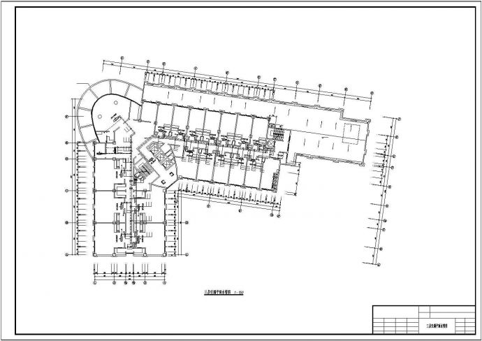 济南市和平路某高档酒店空调工程全套设计CAD图纸_图1