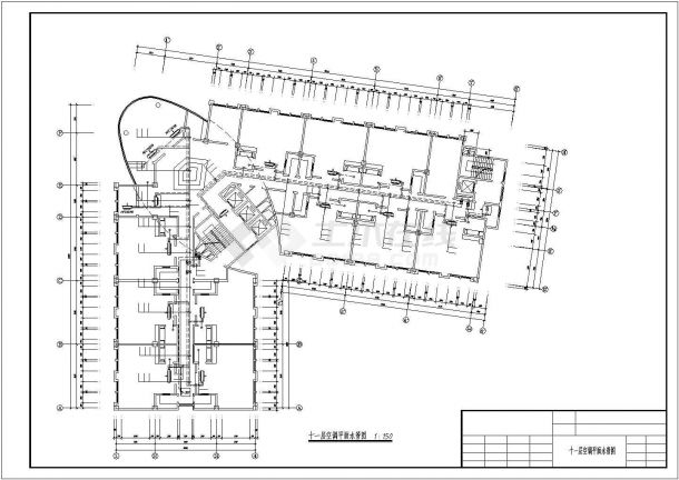 济南市和平路某高档酒店空调工程全套设计CAD图纸-图二