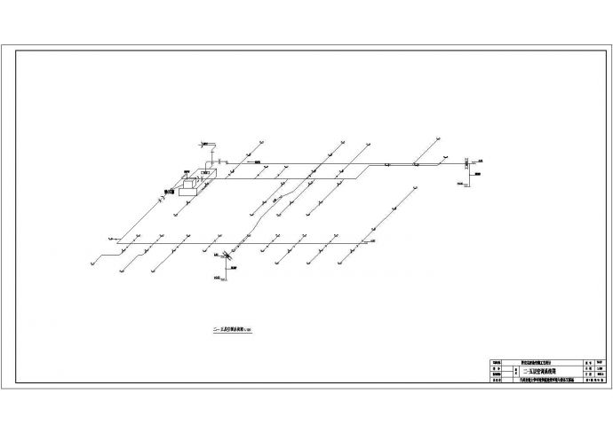 西安莲湖区某大型购物商场内部空调工程设计CAD图纸_图1