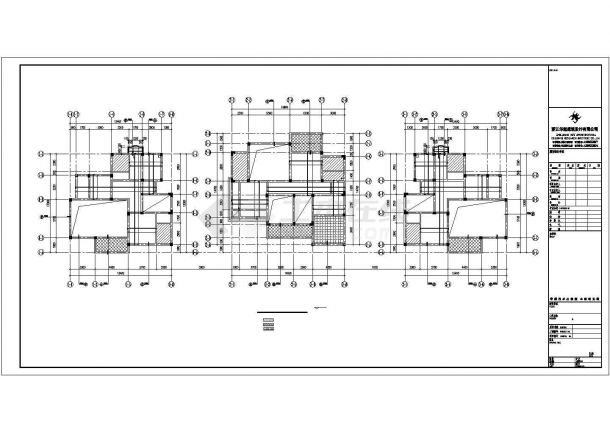 某地下单层框架结构住宅建筑结构设计施工CAD图纸-图一