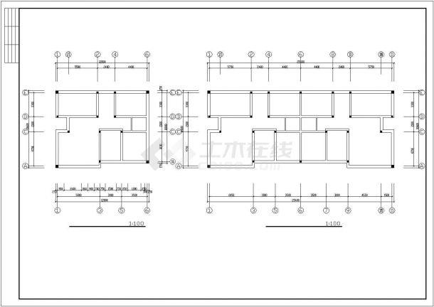 侯马市某建筑设计院详细设计施工全套CAD图纸-图二