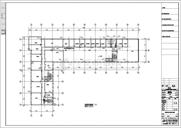 某单位运作楼水施方案设计CAD图-图一
