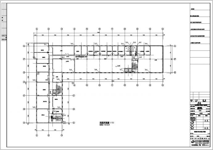 某单位运作楼水施方案设计CAD图_图1
