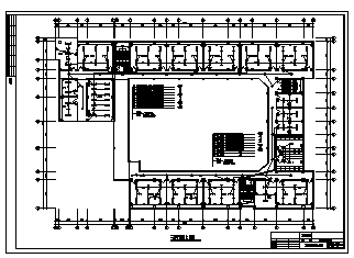 某市五层教学办公综合楼电气施工cad图(含照明设计)-图一