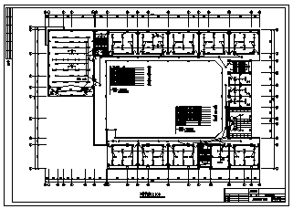 某市五层教学办公综合楼电气施工cad图(含照明设计)-图二