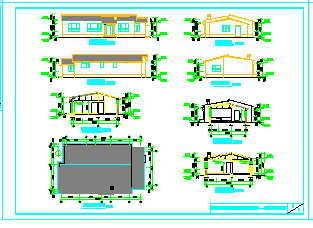 新农村别墅住宅楼设计施工CAD图纸