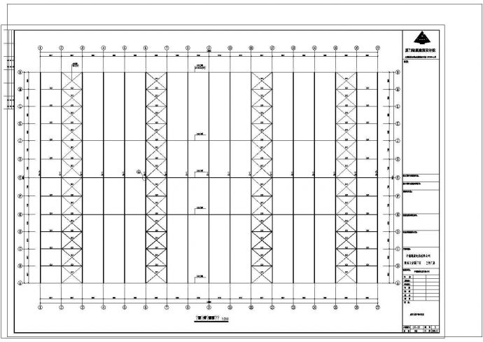 某电力公司钢结构工程设计cad施工图_图1