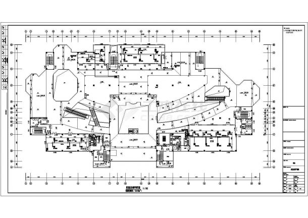 [课程设计]某四层商业楼暖通空调及防排烟系统设计cad全套施工图纸（ 含设计说明）-图二