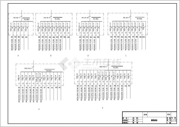 某商业中心电施图设计总平面图CAD完整详细平面图纸-图二