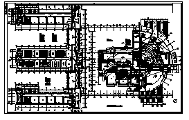 某地上七层带地下二层综合教学楼电气施工cad图(含供配电系统，弱电，照明设计)-图一