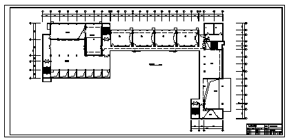 某市六层中学教学综合楼电气施工cad图(含弱电设计)-图一