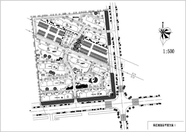 某会展厂区规划设计施工图-图二