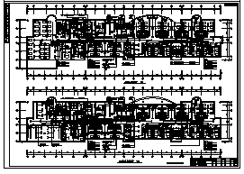 某市六层中教学楼改造维修改造工程电气施工cad图(含弱电，消防，照明设计)-图二