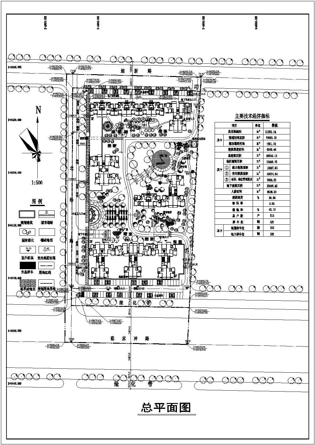 31002.74平米住宅规划方案图