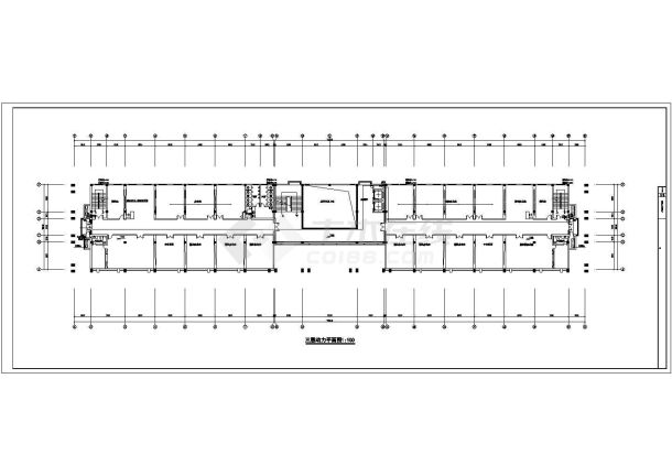浙江某8411平方米五层办公楼电气设计CAD图纸（三类建筑）-图二