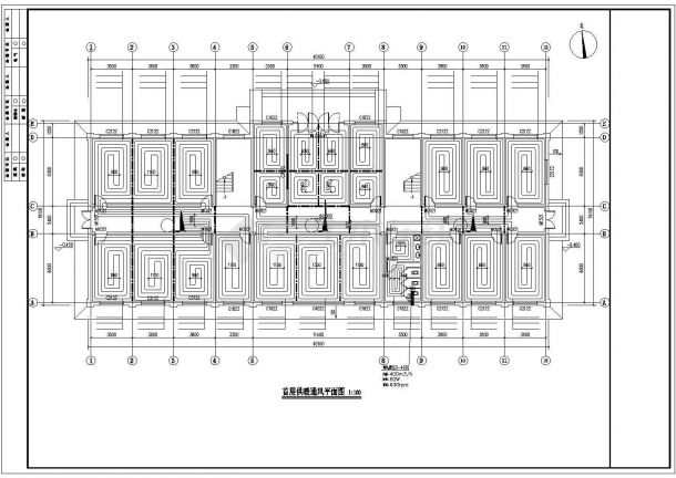 [山西]多层办公楼供暖通风系统设计施工图（节能设计）-图二