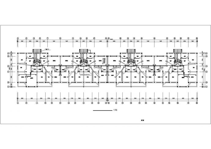 芜湖市开元花园小区6层砖混结构住宅楼全套电气系统设计CAD图纸_图1