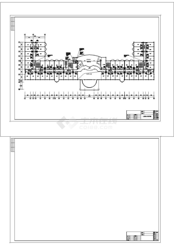 某温泉酒店照明CAD电气施工图-图一