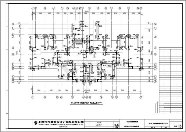 某30层剪力墙结构花园住宅区高楼建筑设计施工CAD图纸-图二