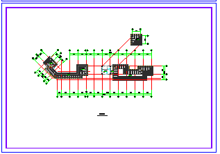 某三层疗养院建筑cad施工设计方案图_图1