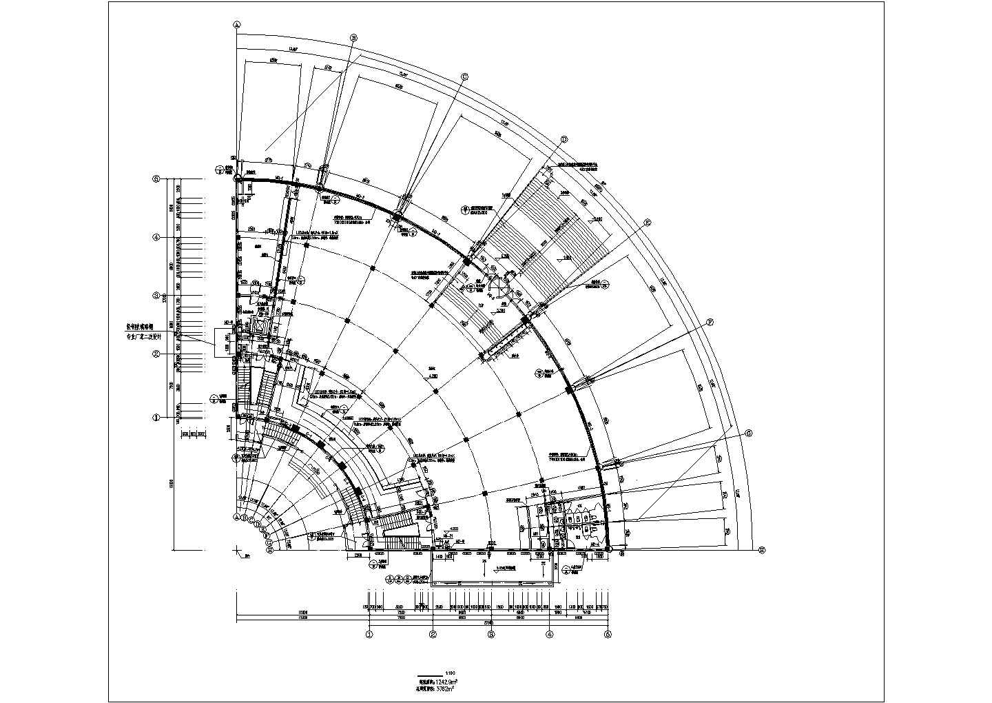 办公楼设计_开封市某实业公司3800平米三层框架办公楼全套建筑设计CAD图纸