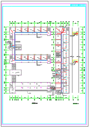 江苏某20692平米小学教学楼电气全套施工图（甲级院最新设计）-图一