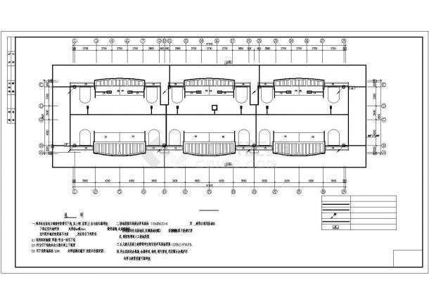 某园区综合楼电气设计CAD平面图大样图（含设计说明）-图一
