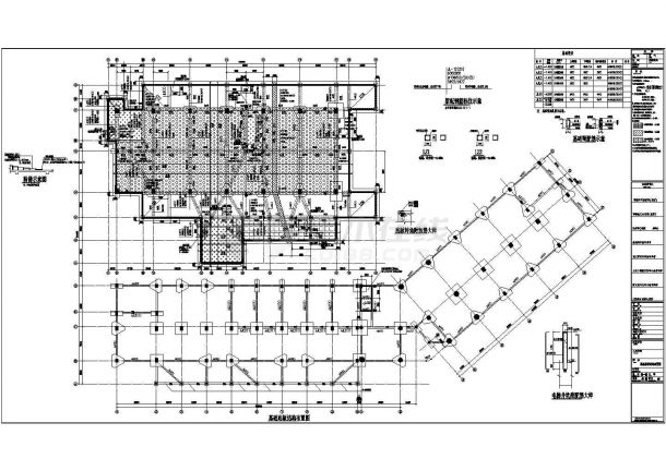 深圳某大学教学楼结构设计图（含钢结构设计总说明）-图一