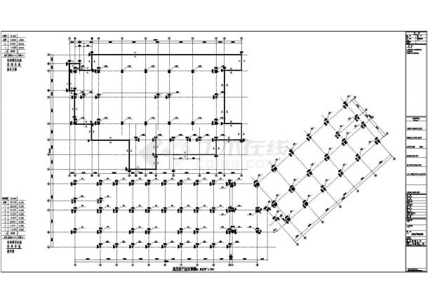 深圳某大学教学楼结构设计图（含钢结构设计总说明）-图二