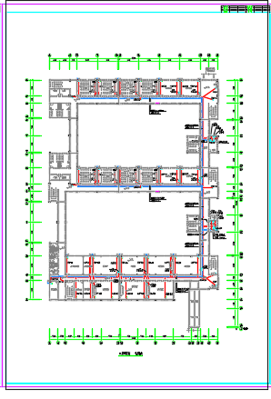 [江苏]17090平方米五层中学教学楼电气全套施工图，含设计说明-图二