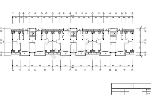 整栋楼电气设计CAD平面图大样图（含设计说明）-图二