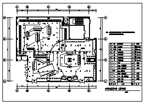 某博物馆电气施工cad图(含照明设计)