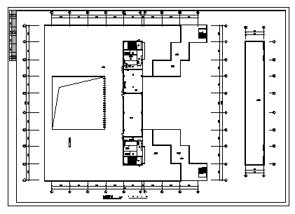 某六层带地下室大学图书馆电气施工cad图(含消防设计)_图1