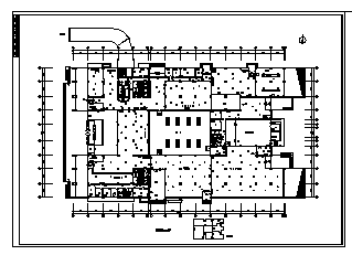 某六层带地下室大学图书馆电气施工cad图(含消防设计)-图二