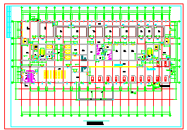 某十层医院建筑cad设计图（含节能设计）_图1