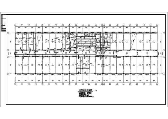 某砖混教学楼结构设计图（cad，9张图纸）_图1