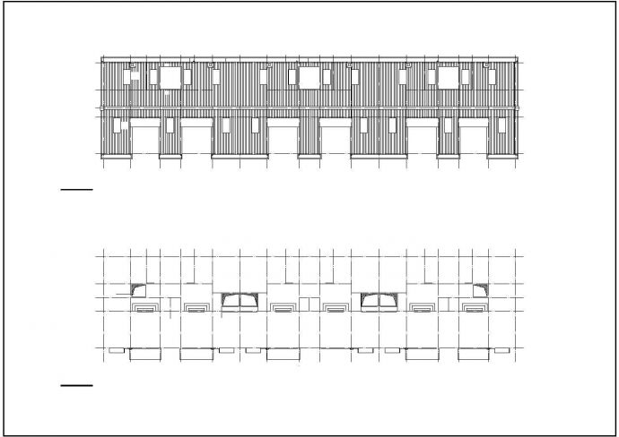 某7层框架结构坡屋顶住宅楼CAD全套施工图_图1