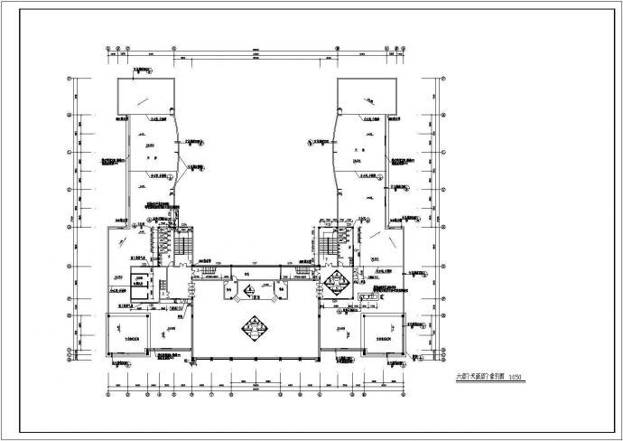 某六层人民医院室内装饰工程设计cad全套施工图（含设计说明）_图1