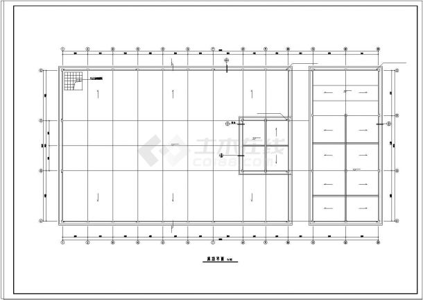[临海]一整套冷库建筑设计方案cad图纸-图二