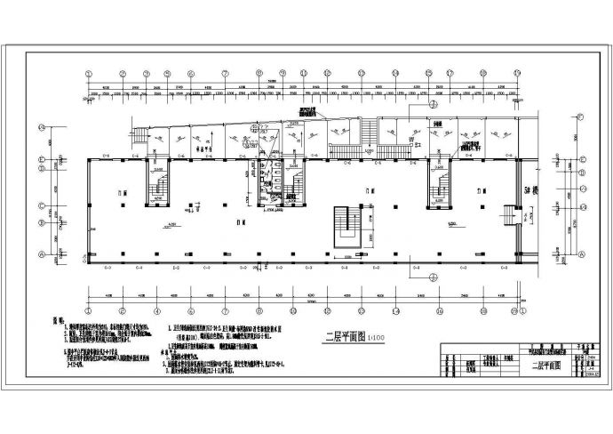 上海整套商住楼建筑设计cad施工图纸_图1