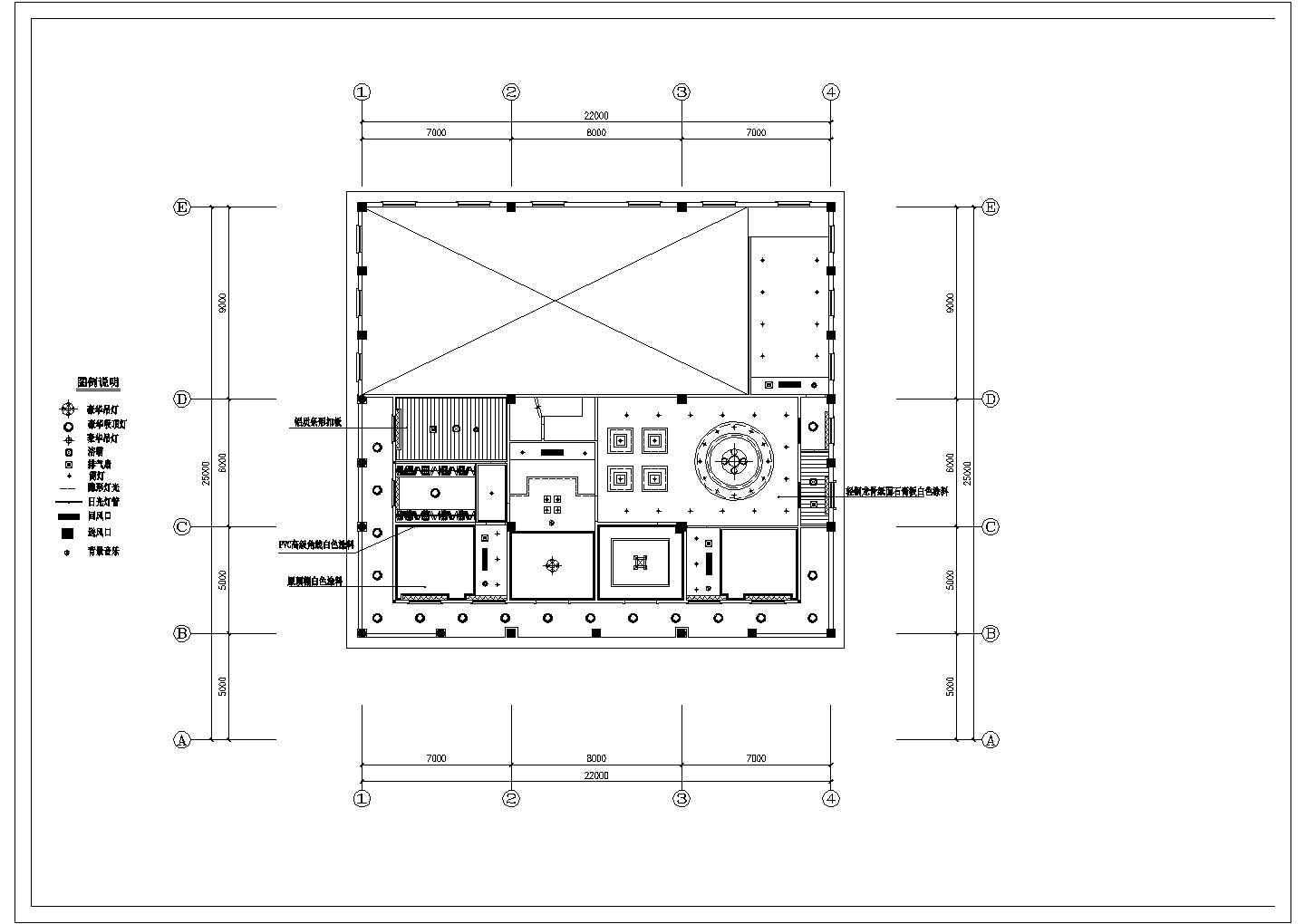 某城市内现代风格别墅建筑全套装修布置设计施工方案CAD图纸