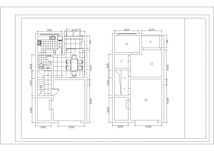 某城市内现代精品小型单体别墅建筑装修方案设计施工CAD图纸_图1