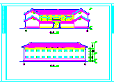 中国古建四合院建筑设计施工图纸-图一