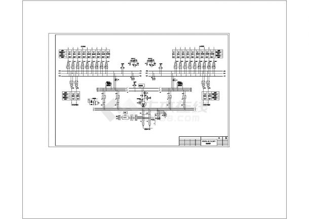 变电所直流系统图CAD图纸设计-图一