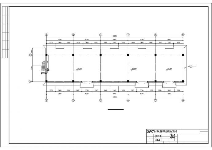某工厂钢结构厂房建筑设计施工CAD图纸_图1