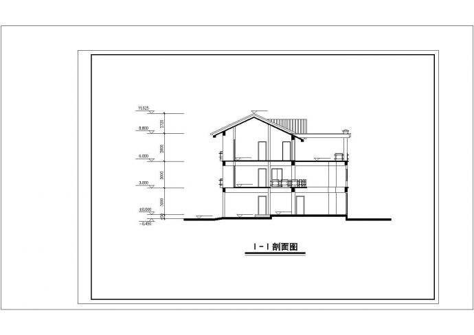 2套3层354.2平米 342.7平米别墅建筑设计图_图1